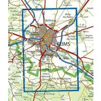 IGN Topografische Kaart 2812o Reims