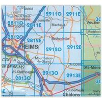 IGN Topografische Kaart 2812o Reims