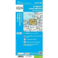 IGN Wandelkaart 1215ot Le Mont-St-Michel