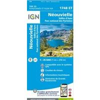 IGN Wandelkaart 1748ET Neouvielle/vallee D Aure 1/25