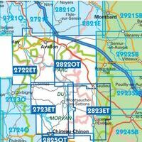 IGN Wandelkaart 2822ot Quarré-les-Tombes