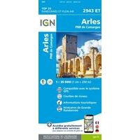 IGN Wandelkaart 2943et Arles