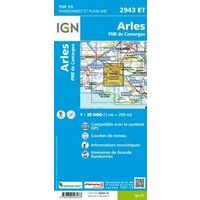 IGN Wandelkaart 2943et Arles