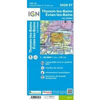IGN Wandelkaart 3428et Thonon-les-Bains