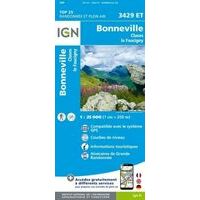 IGN Wandelkaart 3429et Bonneville