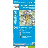 IGN Wandelkaart 3430ot Mont Salève