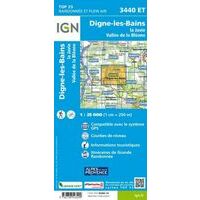 IGN Wandelkaart 3440et Digne-les-Bains