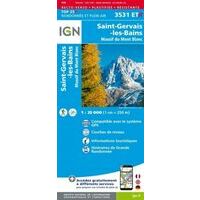 IGN Wandelkaart 3531ETR St-Gervais-les-Bains 