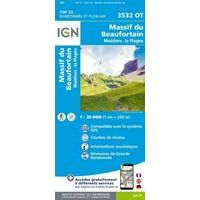 IGN Wandelkaart 3532ot Massif Du Beaufortain