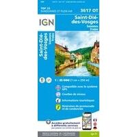 IGN Wandelkaart 3617OT St Die-des-vosges/senores/ 1/25