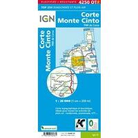 IGN Wandelkaart 4250OTR Corte & Monte Cinto