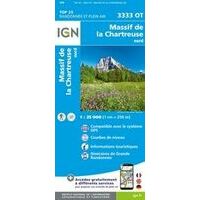 IGN Wandelkaart Massif De La Chartreuse Nord 3333 OT