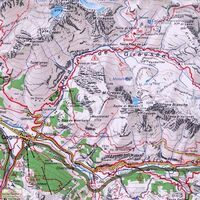 Istituto Geografico Centrale Wandelkaart 4 Monte Bianco / Mont Blanc 1:50.000