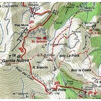 Istituto Geografico Centrale Wandelkaart 107 Monte Bianco Mont Blanc