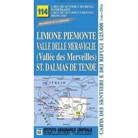 Istituto Geografico Centrale Wandelkaart 114 Limone Piemonte 1:25.000