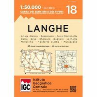 Istituto Geografico Centrale Wandelkaart 18 Langhe Meridionali