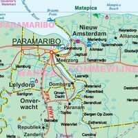 ITMB Wegenkaart Suriname