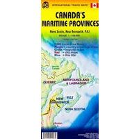 ITMB Wegenkaart Canada's Maritieme Provinces