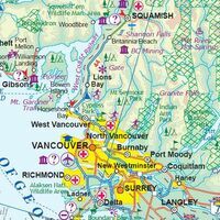 ITMB Wegenkaart British Columbia South