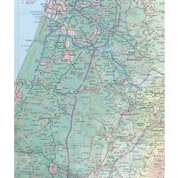 ITMB Wegenkaart Centraal Israël