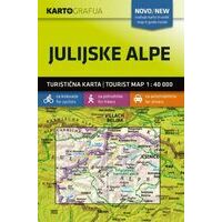 Kartografija Wandelkaart Julische Alpen