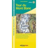 EditionMPA Panoramakaart Tour Du Mont Blanc