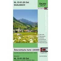 Bundesamt Für Eich- Und Vermessungswesen Topografische Kaart 3220OK Saalbach