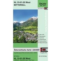 Bundesamt Für Eich- Und Vermessungswesen Topografische Kaart 3220WK Mittersill