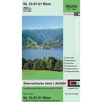 Bundesamt Für Eich- Und Vermessungswesen Topografische Kaart 3221WK Zell Am See