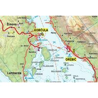 Kartografija Topografische Kaartset Dalmatische Kuststreek