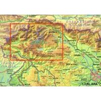 Kartografija Topografische Wandelkaart National Park Triglav