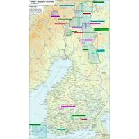 Karttakeskus FInland Wandelkaart Itäkaira Nuortti Korvatunturi