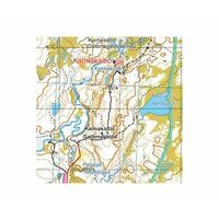 Karttakeskus FInland Wandelkaart Nunnanen Kalmakaltio Suukisjoki