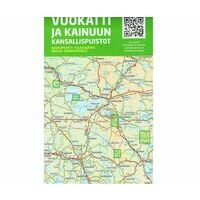 Karttakeskus FInland Wandelkaart Vuokatti Ja Kainuun Kansallispuistot