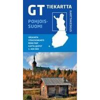 Karttakeskus FInland Wegenkaart Finland Noord Pohjois Suomi