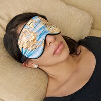 Kikkerland Maps Ultra Soft Sleep Mask