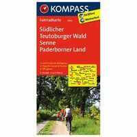 Kompass Fietskaart 3062 Südlicher Teutoburger Wald
