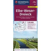 Kompass Fietskaart 3313 Elbe-Weser-Dreieck