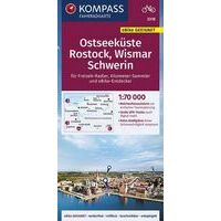 Kompass Fietskaart 3318 Ostseeküste - Rostock