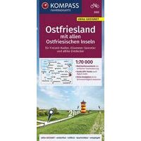 Kompass Fietskaart 3322 Ostfriesland Mit Alle Inseln