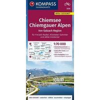 Kompass Fietskaart 3335 Chiemsee, Chiemgauer