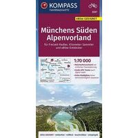 Kompass Fietskaart 3337 Münchens Süden - Alpenvorland