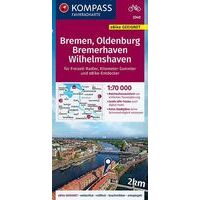 Kompass Fietskaart 3340 Bremen - Oldenburg