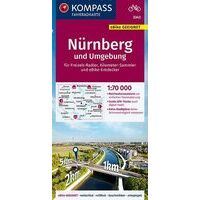 Kompass Fietskaart 3343 Nürnberg Und Umgebung