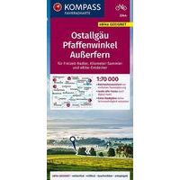 Kompass Fietskaart 3344 Ostallgäu - Pfaffenwinkel - Ausserfern