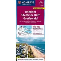 Kompass Fietskaart 3349 Usedom Stettiner Haff