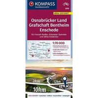 Kompass Fietskaart 3358 Osnabrücker Land