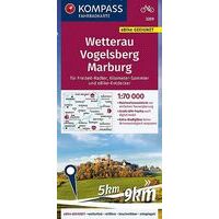 Kompass Fietskaart 3359 Wetterau, Vogelsberg