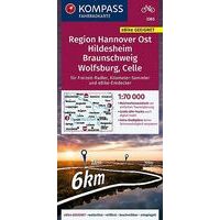 Kompass Fietskaart 3365 Region Hannover Ost