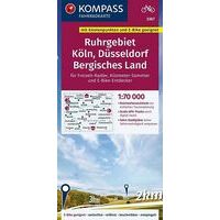 Kompass Fietskaart 3367 Ruhrgebiet, Bergisches Land
